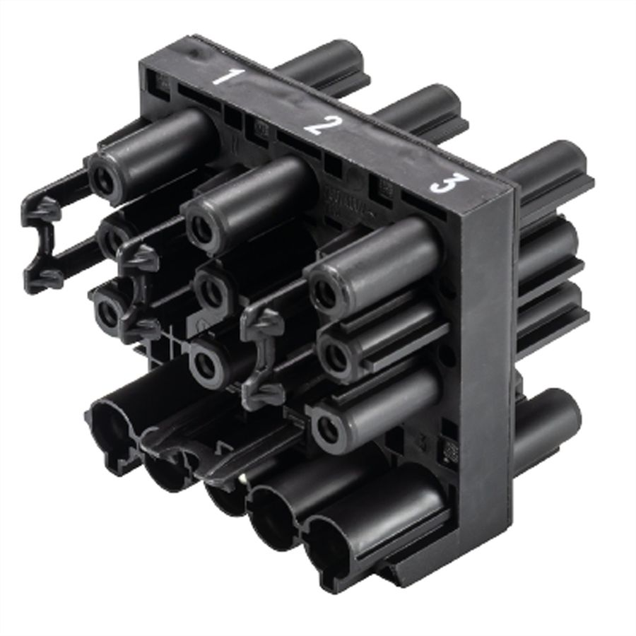 BACHMANN Wieland Verteilerblock GST18i5, In:GST18i5  Out:6xGST18i3