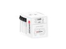 Skross MUV USB A/C 45PD Reiseadapter mit USB-C Kabel, Weltweit