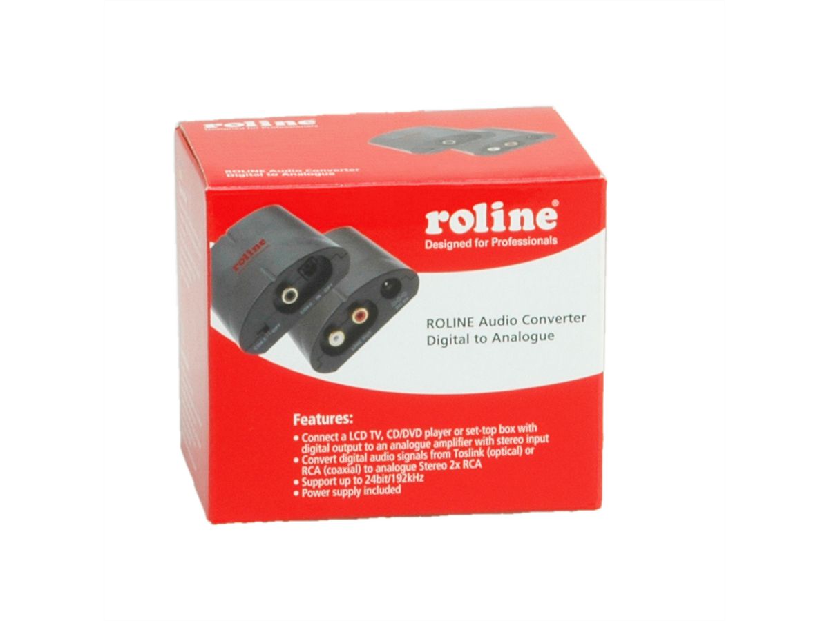 ROLINE Audio Konverter Digital nach Analog
