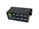 EXSYS EX-1113HMS 16 port USB 3.0/3.1(Gen1) HUB Din-Rail-Kit 15KV ESD Überspannungs-Schutz