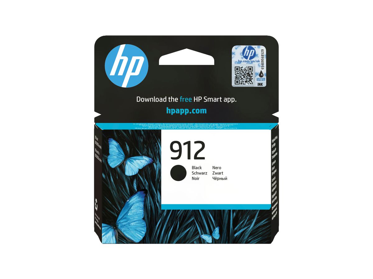 HP 912 Schwarz Original Druckerpatrone