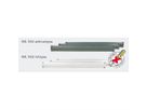 19"-Blindplatten zum Einklipsen, Kunststoff 1 HE, 10St., grau