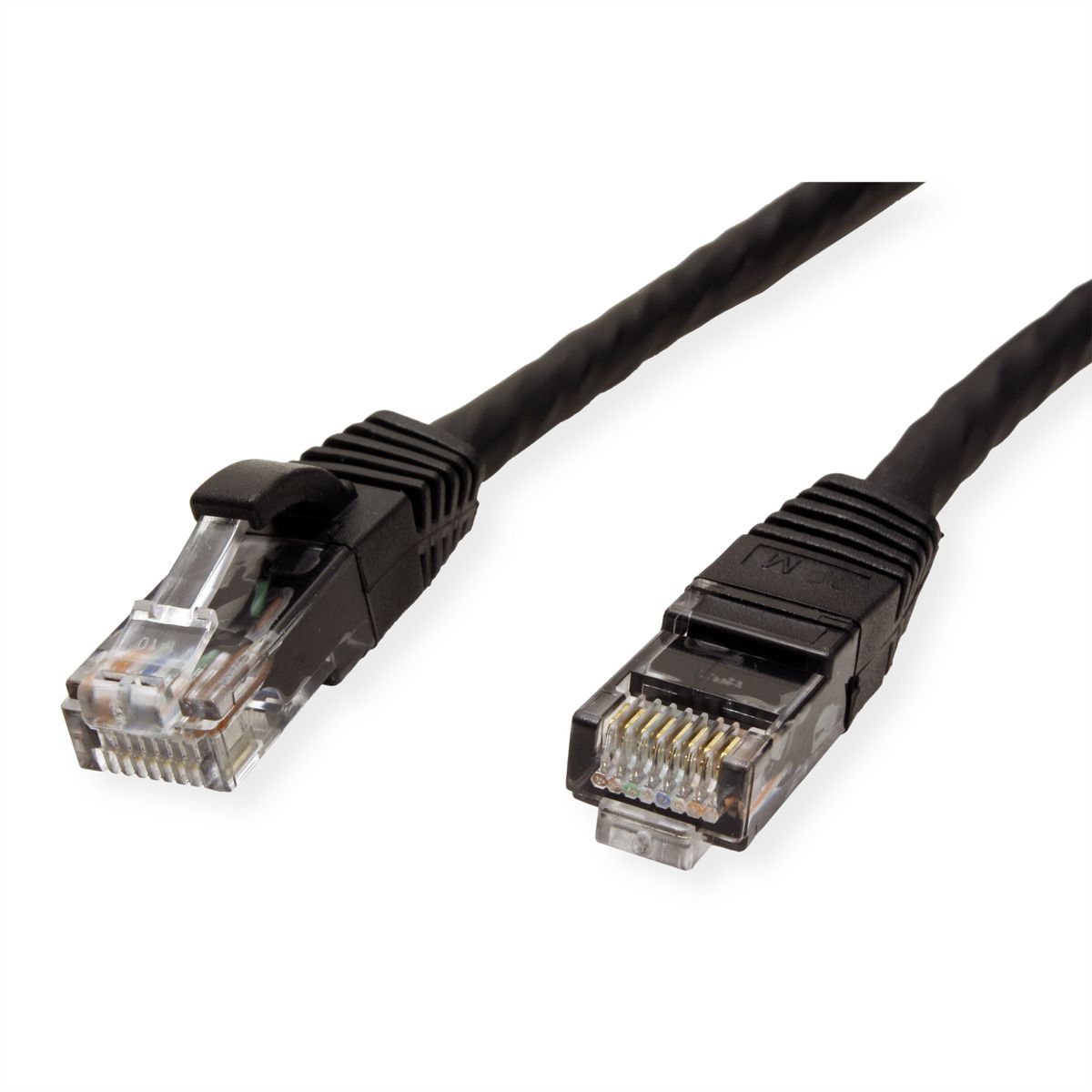 VALUE Patchkabel Cat.6 (Class E) UTP, LSOH, schwarz, 1 m