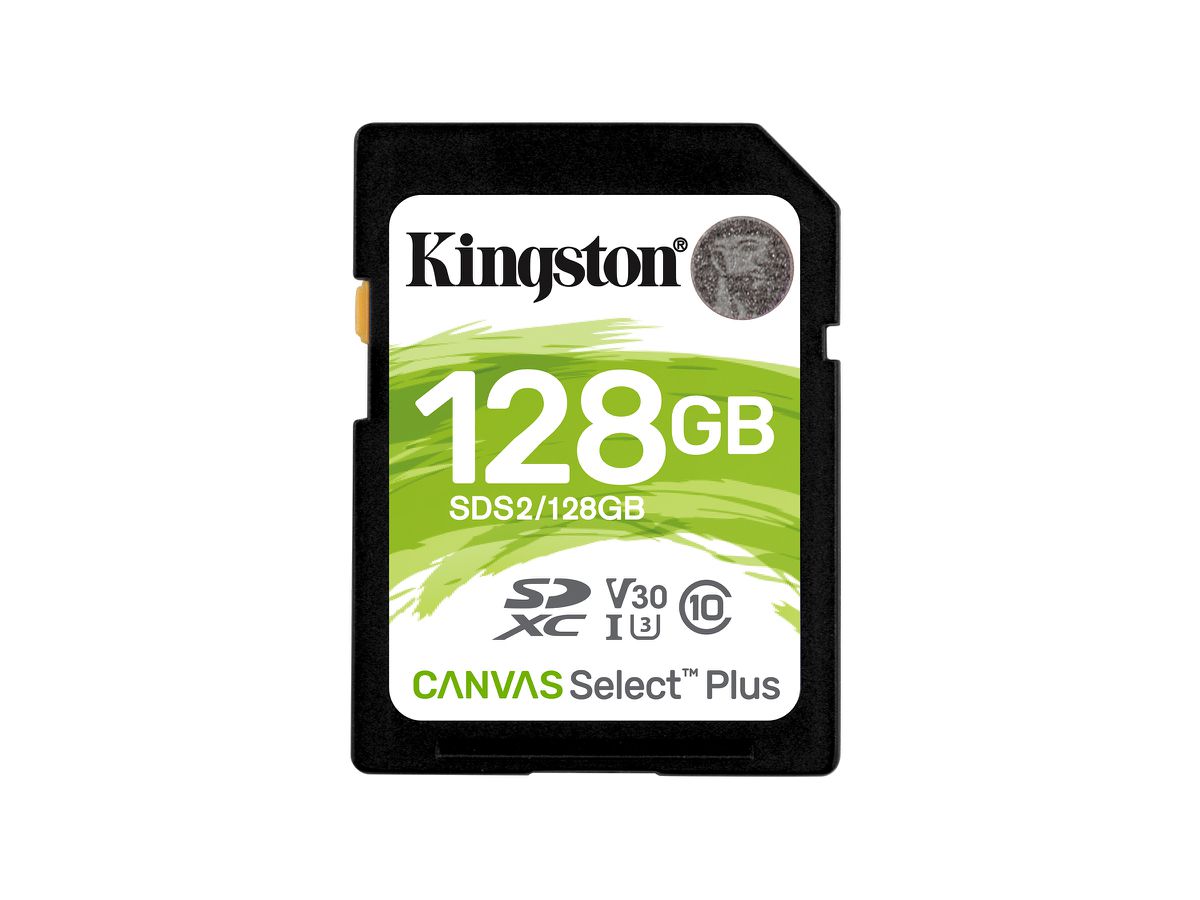 Kingston Technology Canvas Select Plus Speicherkarte 128 GB SDXC Klasse 10 UHS-I