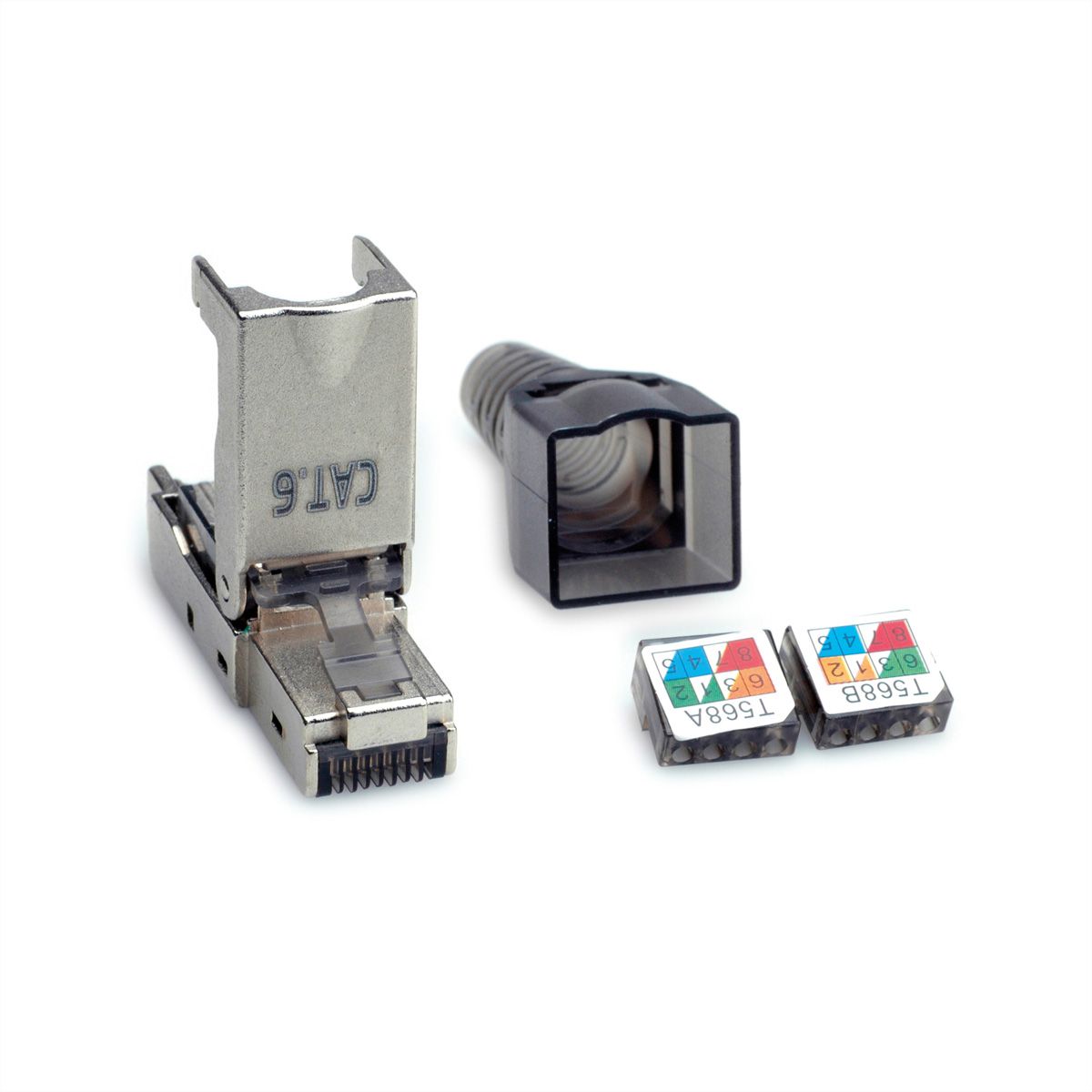 VALUE feldkonfektionierbarer RJ-45 Stecker, Cat.6 (Class E), STP