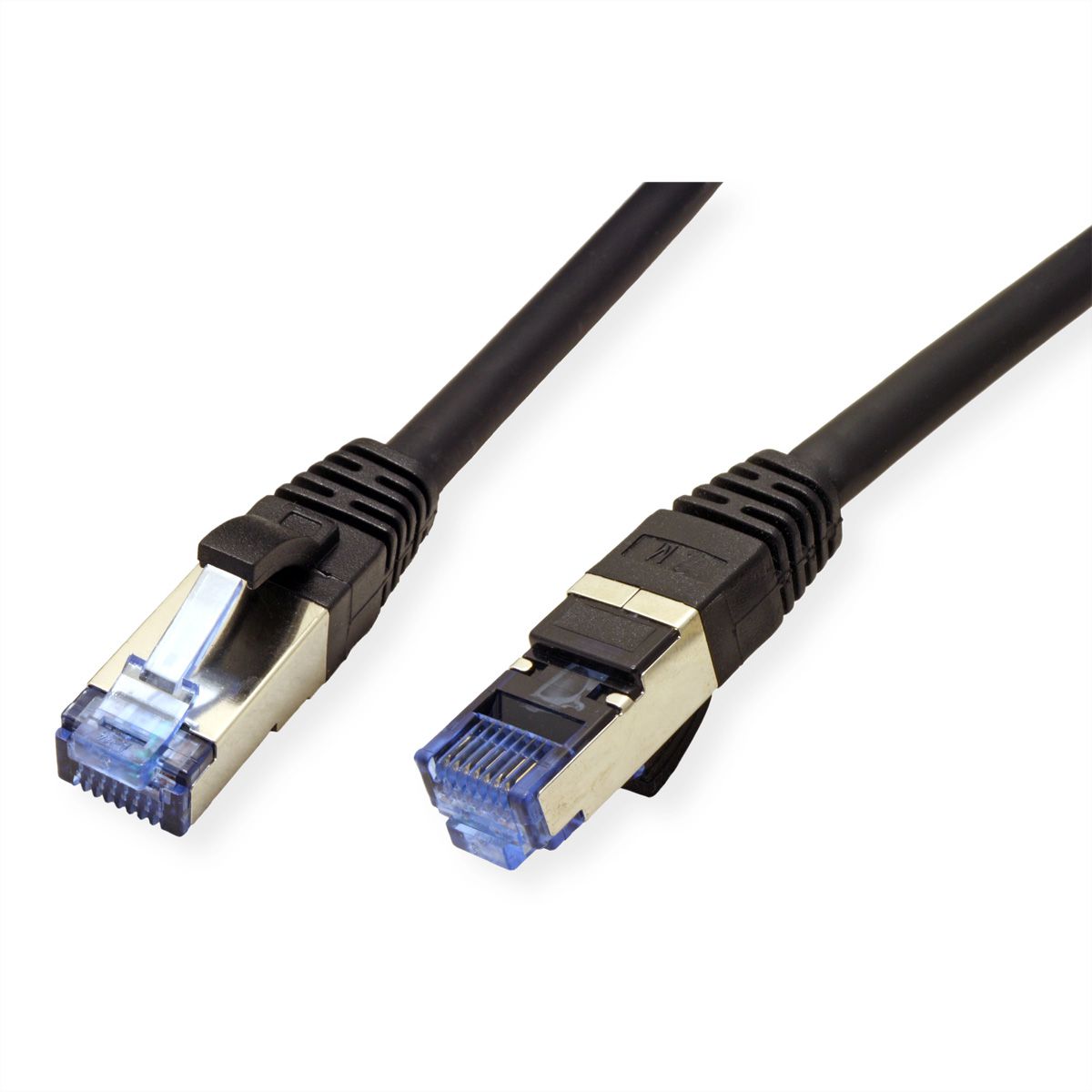 VALUE Patchkabel Cat.6A (Class EA) S/FTP (PiMF), LSOH, schwarz, 3 m