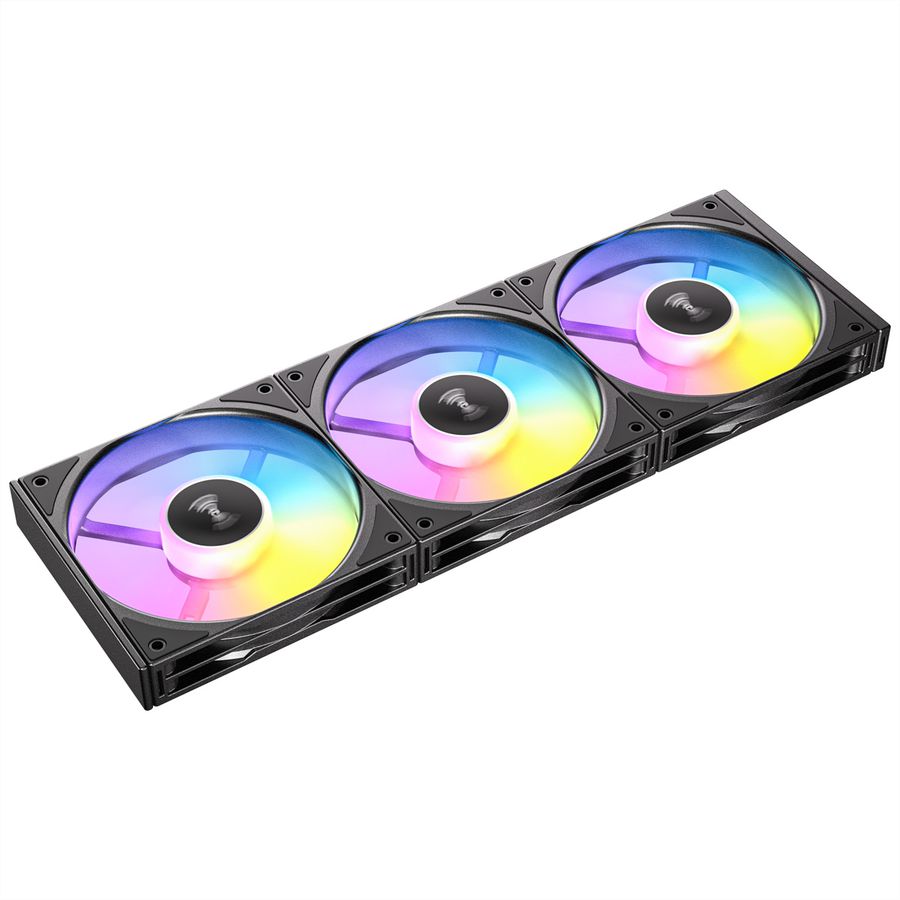 ANTEC C120 ARGB Fan Reverse PC Gehäuselüfter 120mm 3er Pack, schwarz