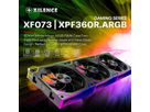 XILENCE Gaming Series XF073 ARGB Lüfter 3er Pack, XPF360R.ARGB Reverse Fan Design