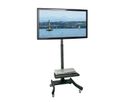 VALUE LCD-/TV-Rollständer, schwarz, bis 35kg (27" bis 47")