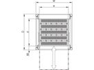 SCHROFF Fachboden ausziehbar (Universal eurorack) - FACHB.UNI.TELE.800B600T 7021