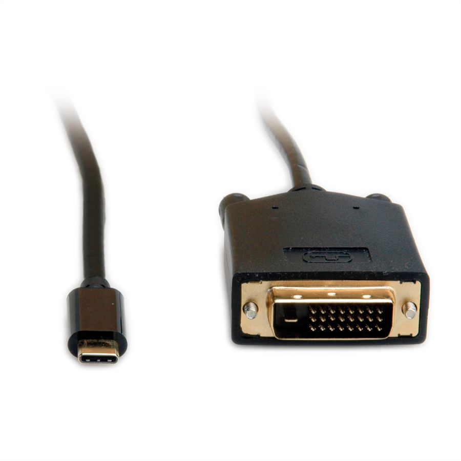 VALUE USB Typ C - DVI Adapterkabel, ST/ST, 2 m