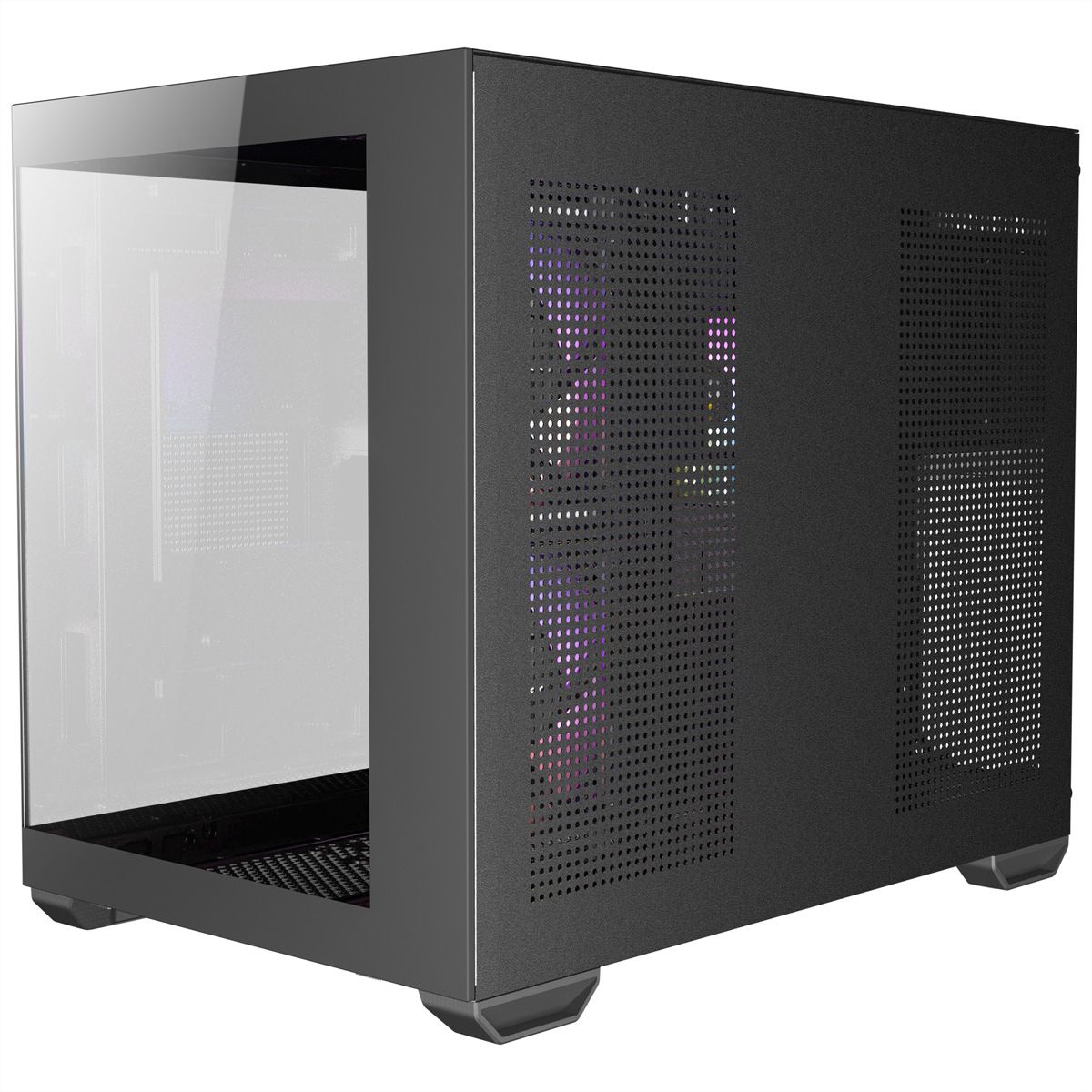 ANTEC CX600M ARGB B Micro-ATX Tower Gaming PC Gehäuse, schwarz