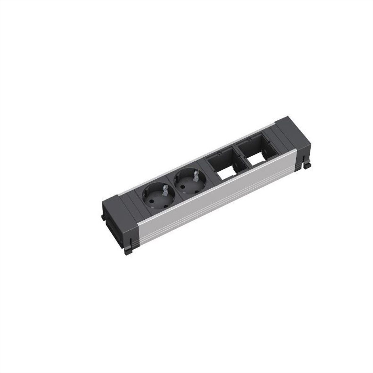 BACHMANN CONFERENCE TOP FRAME Medium Einsatz 2x Schutzkontakt 2x ABD