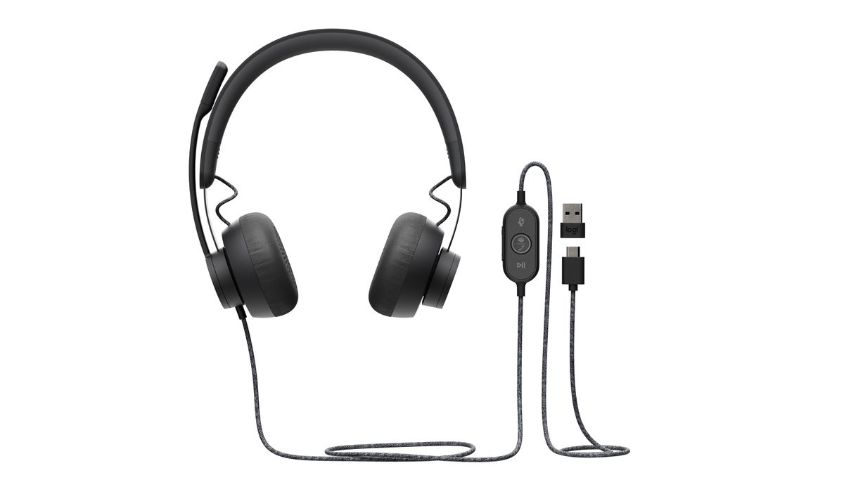 Logitech Zone Kopfhörer Kabelgebunden Kopfband Anrufe/Musik USB Typ-C Graphit