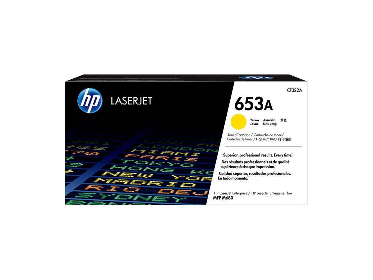 HP 653A Gelb Original LaserJet Tonerkartusche