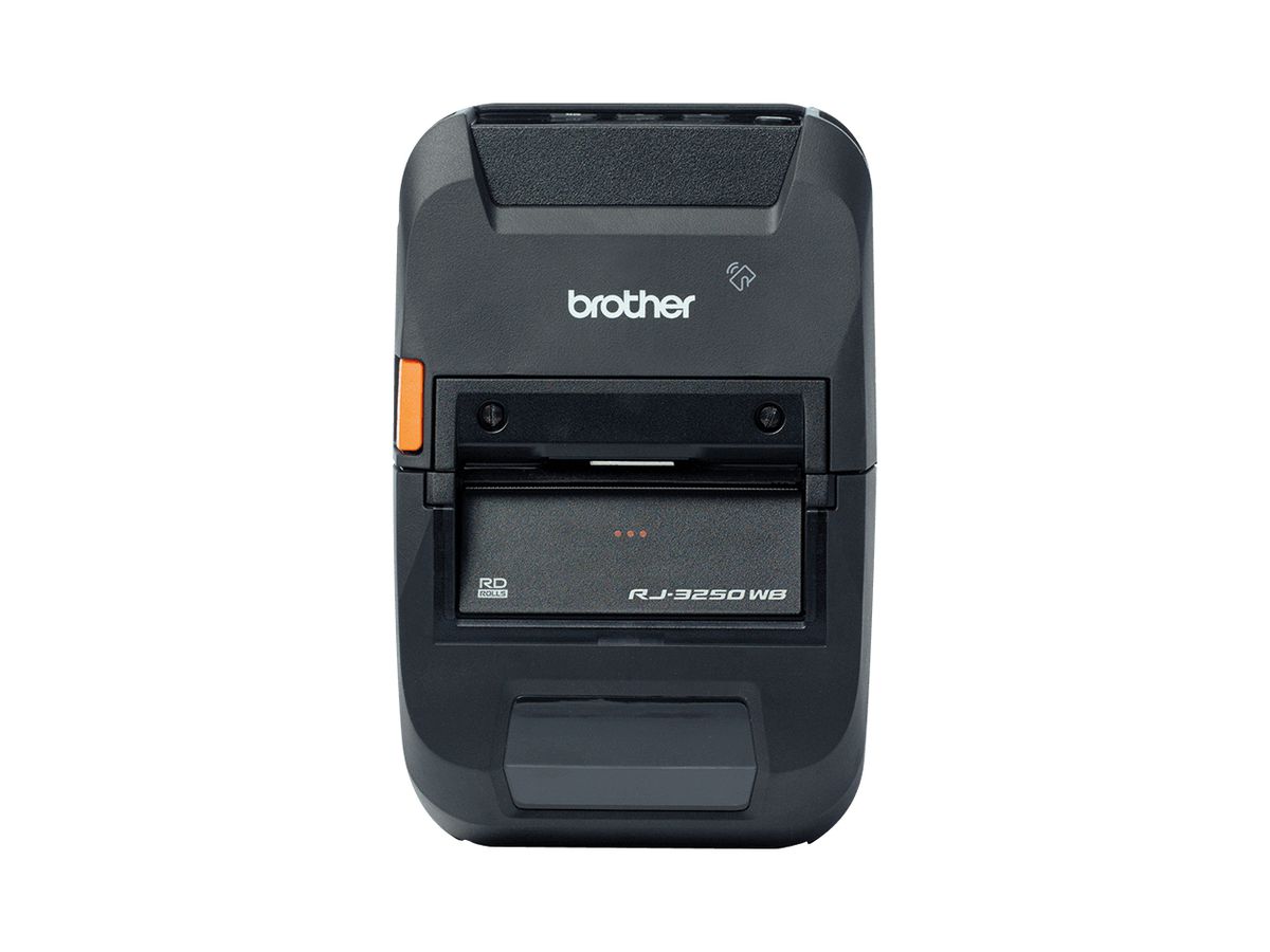 Brother RJ3250WBL Etikettendrucker Direkt Wärme 203 x 203 DPI 127 mm/sek Kabellos Ethernet/LAN WLAN Bluetooth