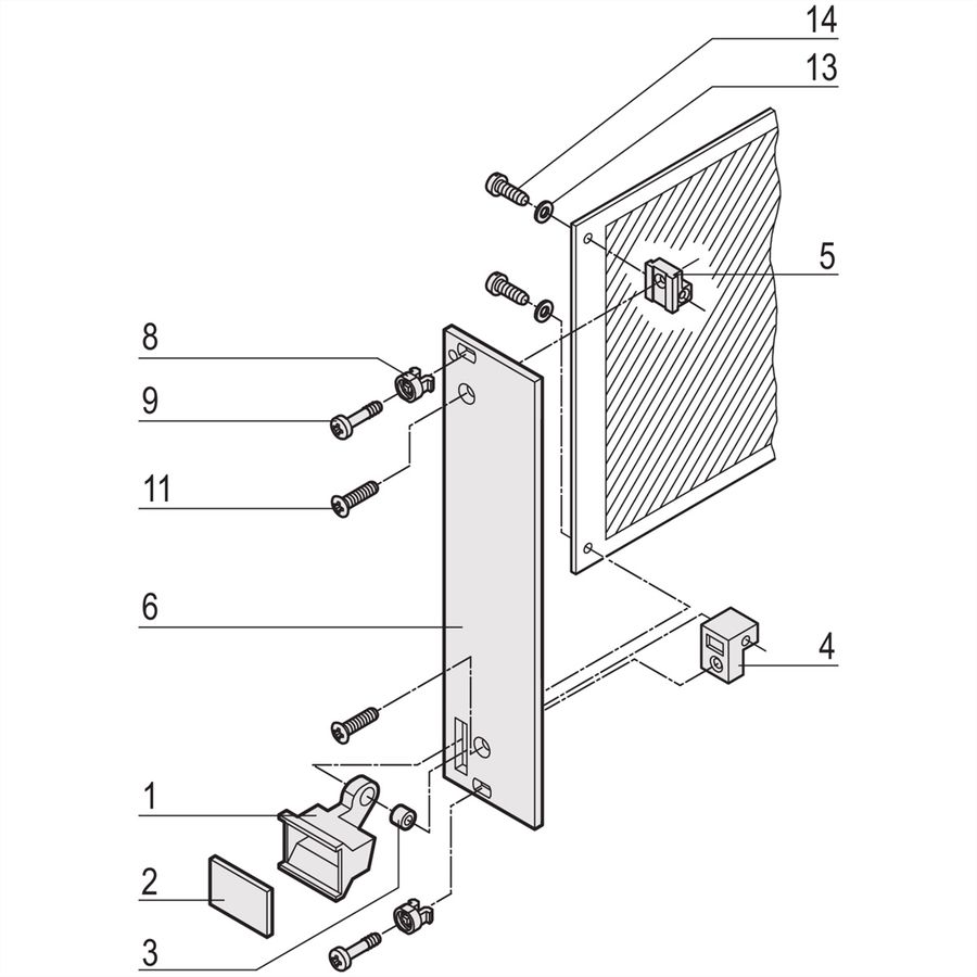 SCHROFF Steckbaugruppen mit Aushebegriff in Trapezform - Frontplatte ungeschirmt - STECKBAUGRUPPE 3HE 5TE EL/C
