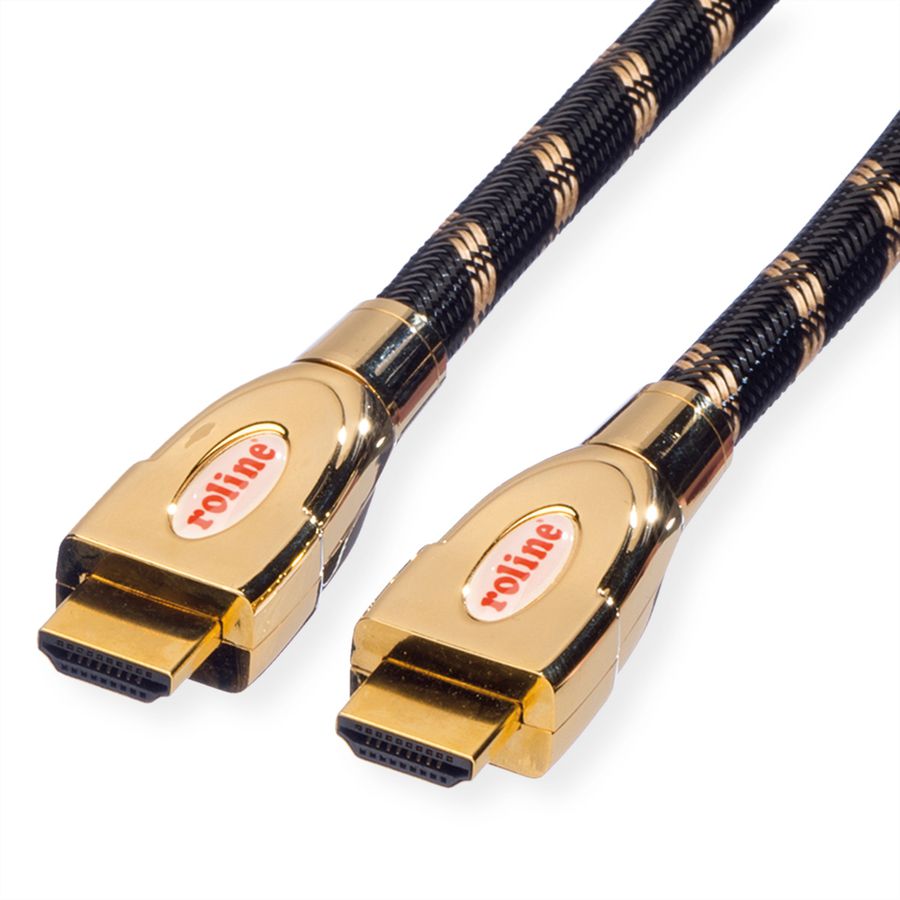 ROLINE GOLD HDMI Ultra HD Kabel mit Ethernet, ST/ST, 3 m