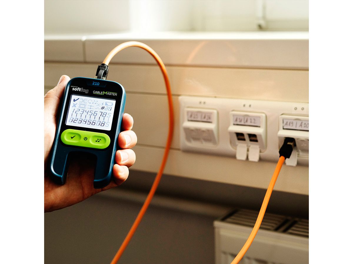 SOFTING CableMaster 210, Durchgangs- und Verdrahtungstester
