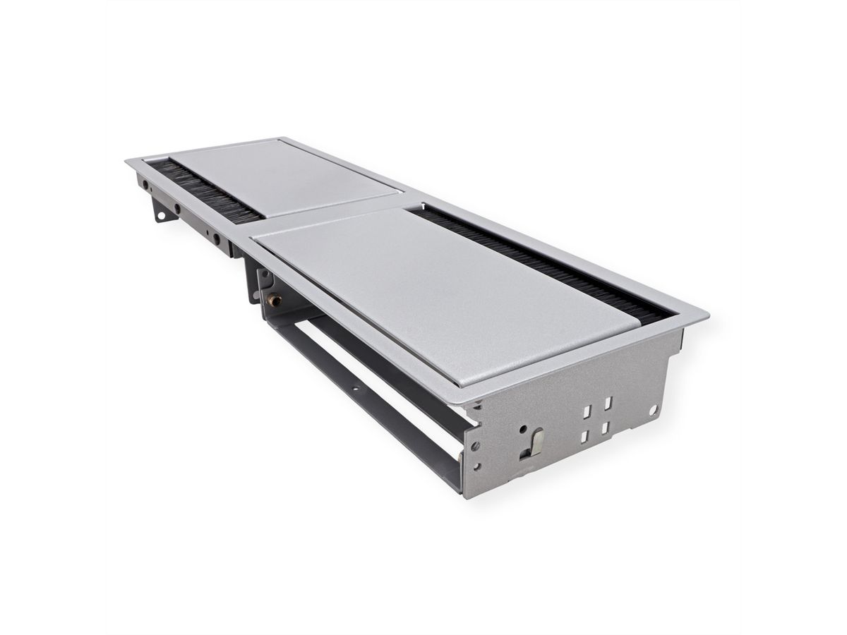 BACHMANN CONI DUO Einbaurahmen 2 x Small, grau