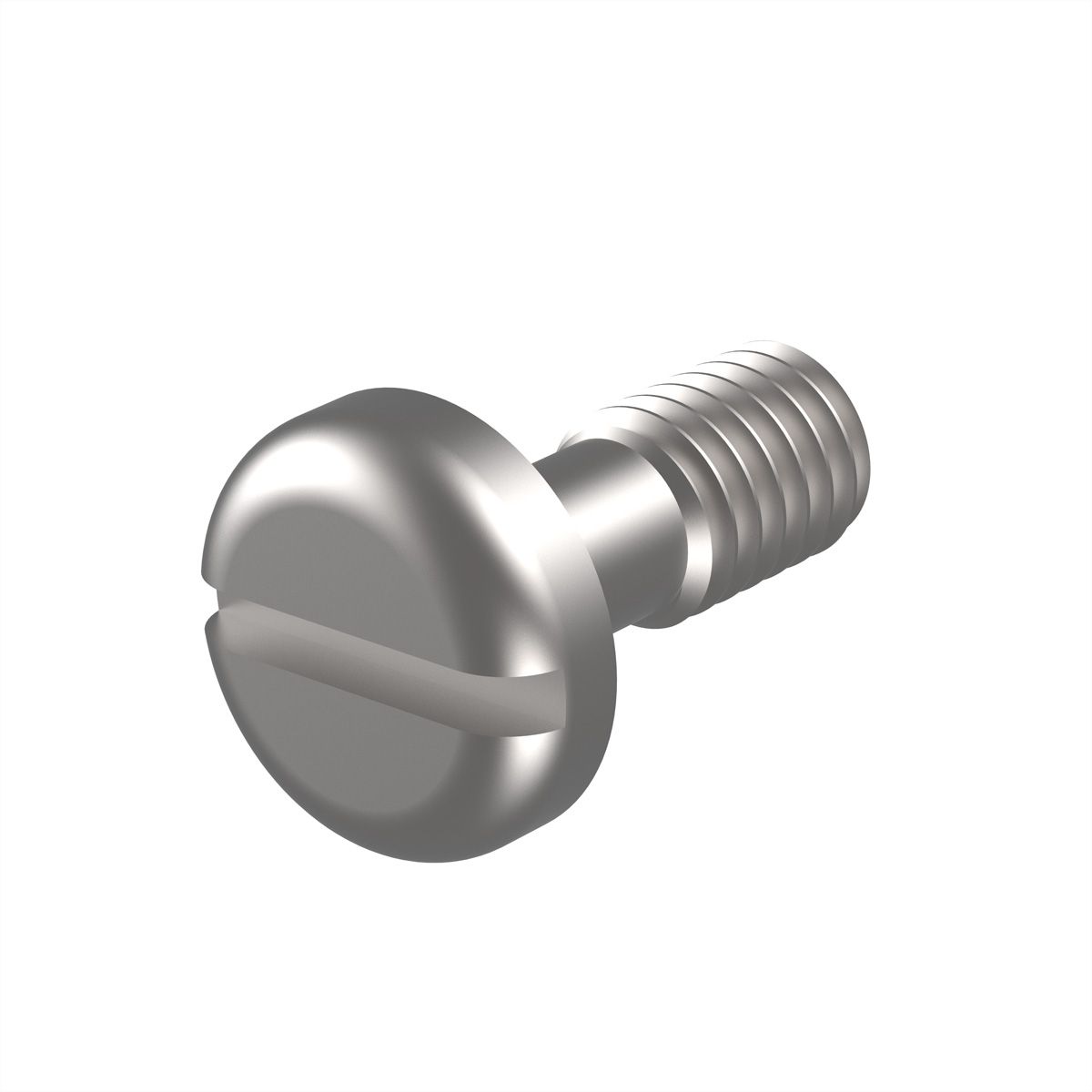 SCHROFF Halsschraube mit Schlitz - HALSSCHRAUBE M6 M.SCHL.100ST