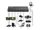 VALUE 4K HDMI Matrix Switch, 4 x 2, mit Fernbedienung