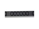 BACHMANN IT PDU ALU 1HE 24x C13 3x C19 Stecker CEE L+N+PE 16A blau