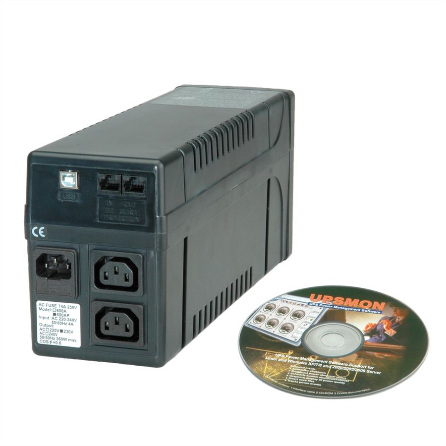 VALUE UPS 800 -  Line Interaktive USV mit USB Port