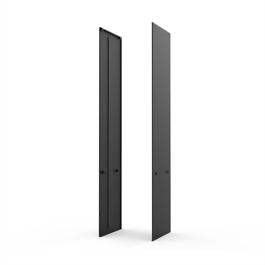 SCHROFF SEITENWAND 2200H 600T VERR. RAL7021 2X