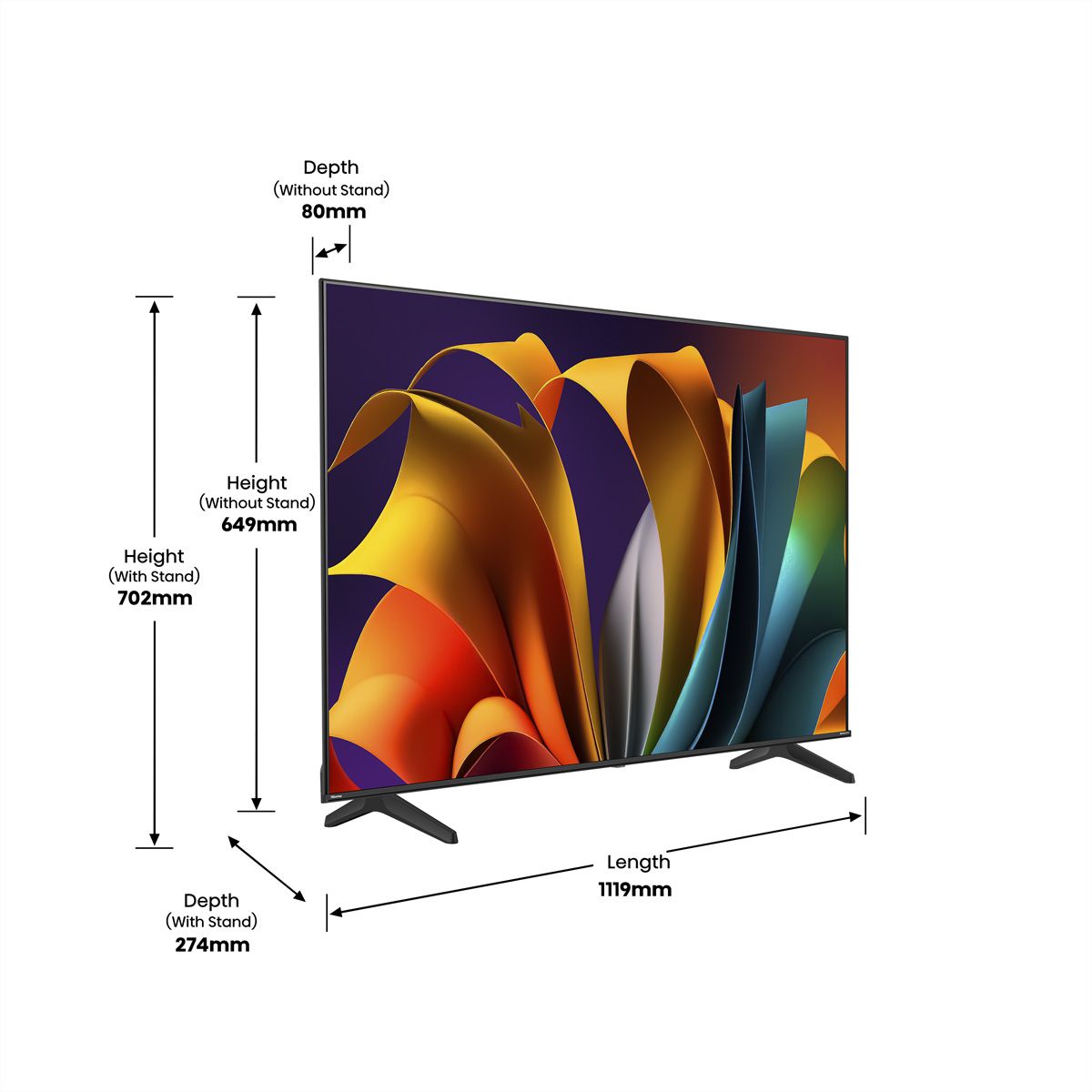 Hisense TV 50A6N, 50", 4K, UHD