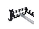 VALUE 19"-Tragrahmen für Hutschienengeräte, 3HE, schwarz