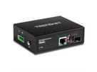 TRENDnet TI-PF11SFP Media Converter Industrial SFP to Gigabit PoE+