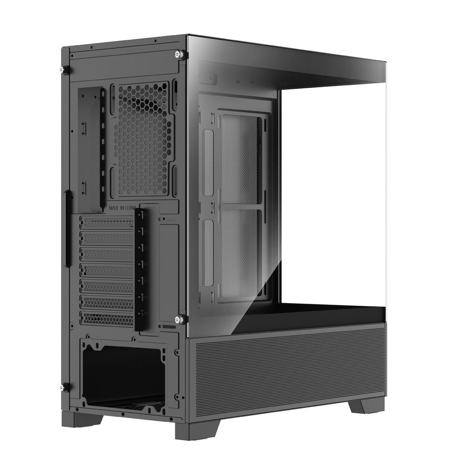 XILENCE Xilent Beam ATX PC-Gehäuse schwarz, X218.ARGB Gaming ATX PC Case