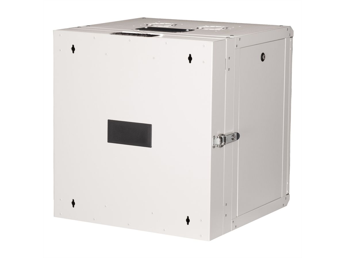 ROLINE 19-Zoll Wandgehäuse Pro 12 HE, 600x600 BxT zweiteilig schwenkbar grau