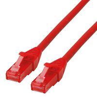 ROLINE Patchkabel Cat.6 UTP, Component Level, LSOH, rot, 1 m