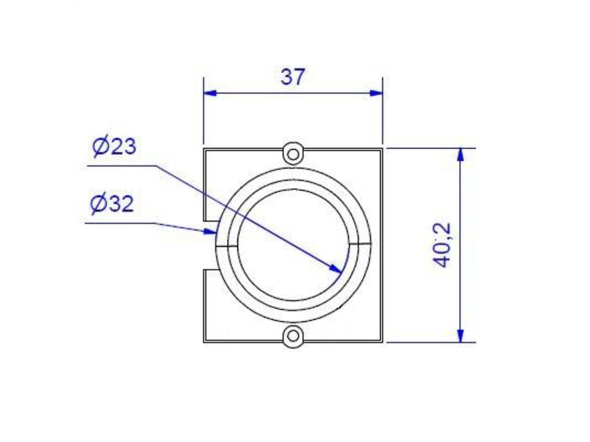 BACHMANN Custom Modul Kabeldurchführung VGA