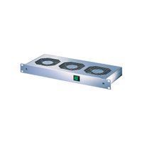 SCHROFF 19" Umlüfter, 3 Ventilatoren, 1 HE - UMLUEFTER 19"M.SCH. 115V