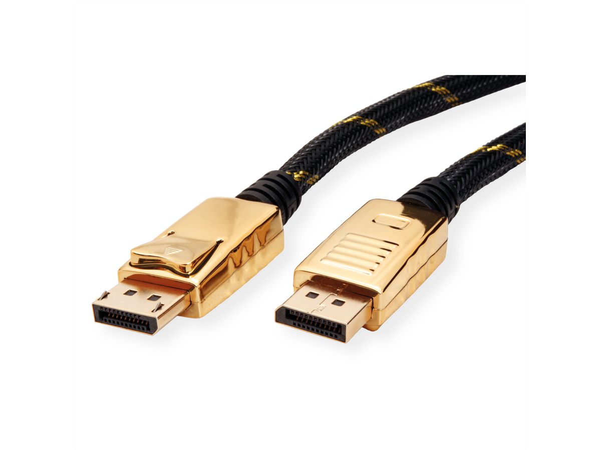 ROLINE GOLD DisplayPort Kabel, DP ST - ST, 1 m