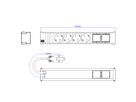 BACHMANN CONI 4xCEE7/3 2xCM 0,2m GST18 RAL9010