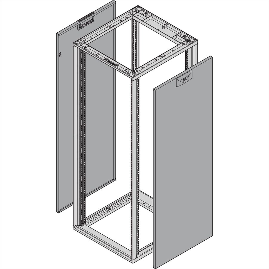SCHROFF Seitenwand für Slim-Line - SEIT.WD. 9HE 600T SL 7021 2X