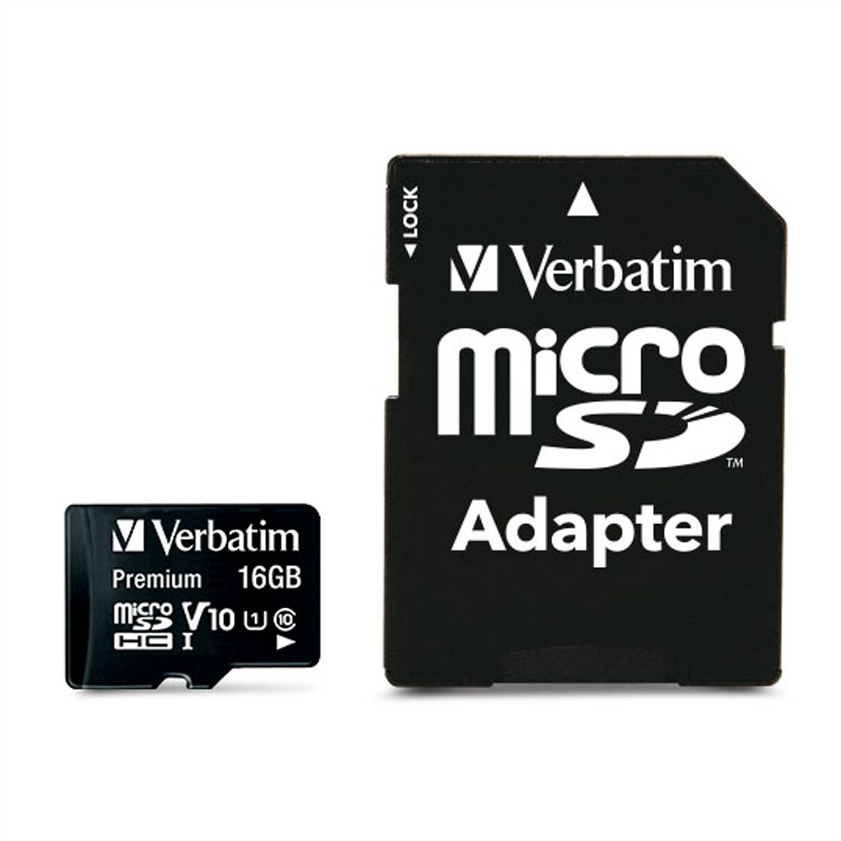VERBATIM microSDHC Card 16GB Class 10 Retail