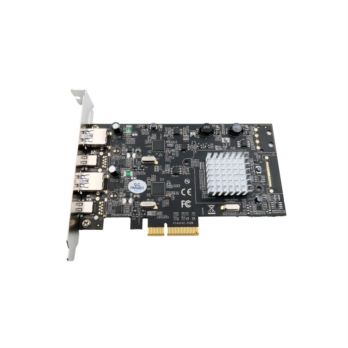 EXSYS EX-12005 4 Port USB 3.2 Gen2 PCIe Karte 2x USB-A und 2x USB-C