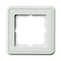 TELEGÄRTNER Abdeckrahmen 80 x 80 mm, 1-fach, alpinweiss