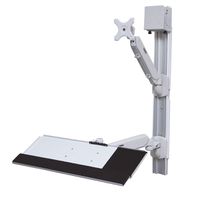 VALUE Arbeitsstation Wandmontage, Gasfeder, bis 15 kg