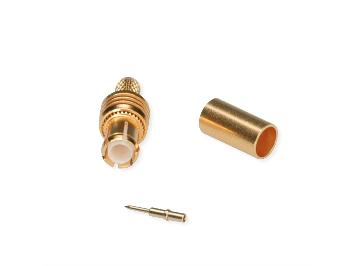 TELEGÄRTNER MCX-Crimpstecker für RG-316/U vergoldet