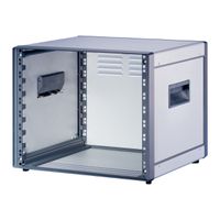 SCHROFF 19"-Gehäuse 12 HE, Aluminium - COMPTEC GEHAEUSE 12HE 500T