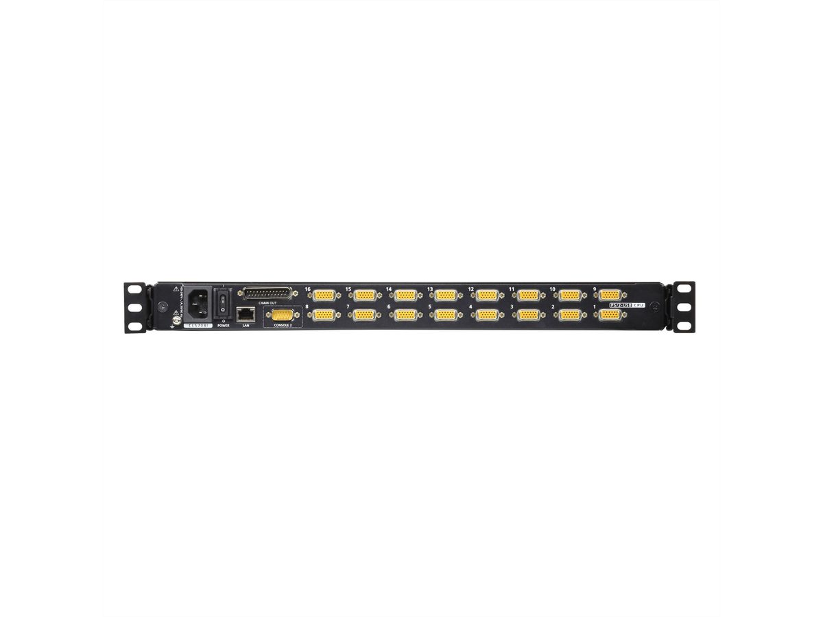 ATEN CL5716iM LCD KVM Switch Over IP, USB-PS/2,VGA , 16-Ports, UK-Layout