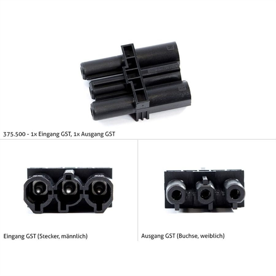 BACHMANN Zwischenkupplung GST18/GST18 , schwarz