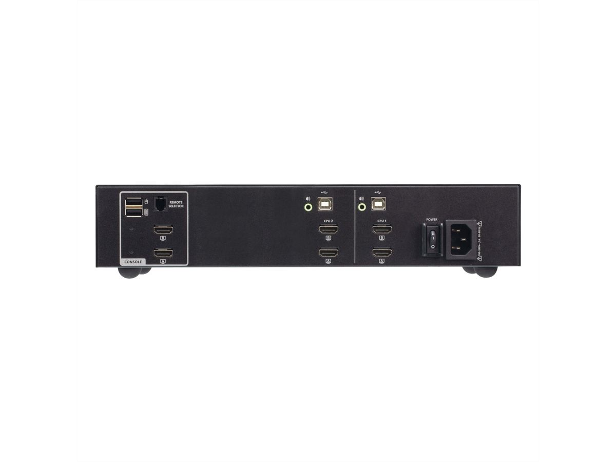 ATEN CS1142H4 2-Port 4K HDMI Dual Display Secure KVM PSD PP V4.0 Compliant)