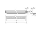 SCHROFF Gleitschiene - 19"GLEITSCHIENEN-SET 600T 2X